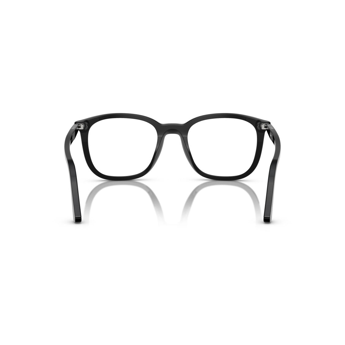 Persol 0Po3355v Square Frame Acetate Eyeglasses With Silver Accents