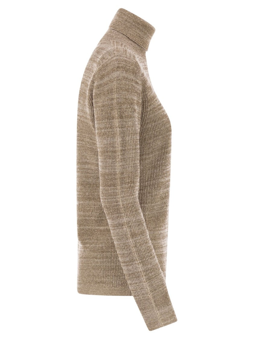 Fabiana Filippi Platinum Yarn Turtleneck