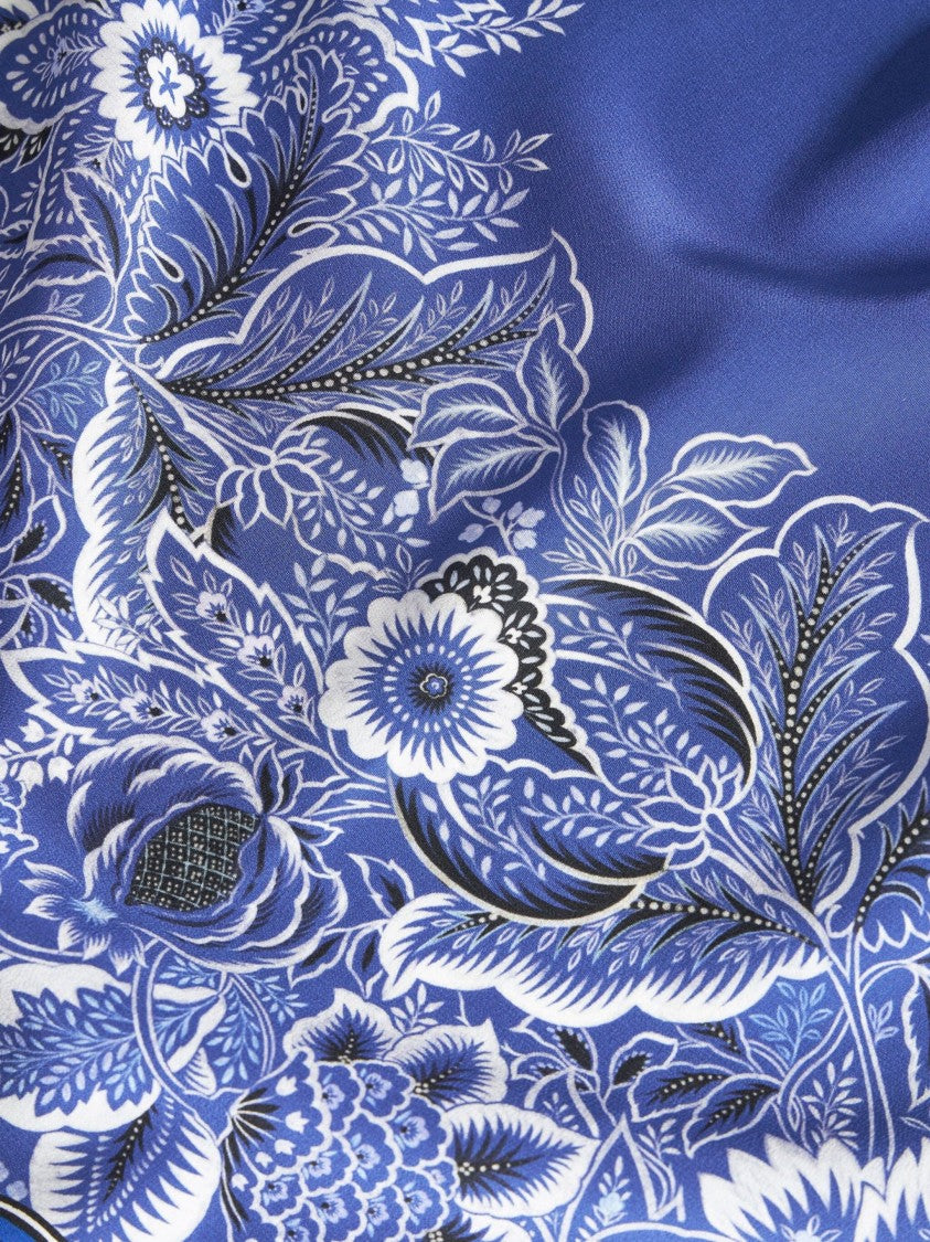 Etro Intricate Floral Embroidered Long Sleeve Shirt