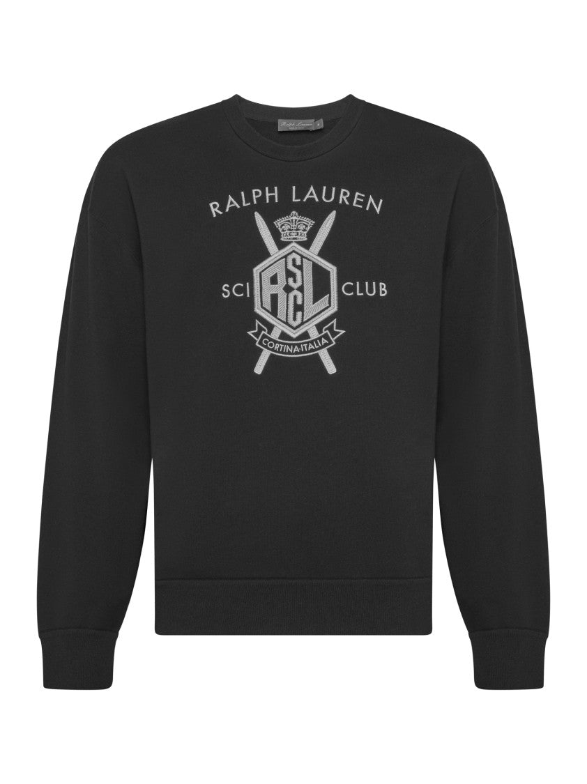 Polo Ralph Lauren Embroidered Cotton-Cashmere Blend Sweatshirt