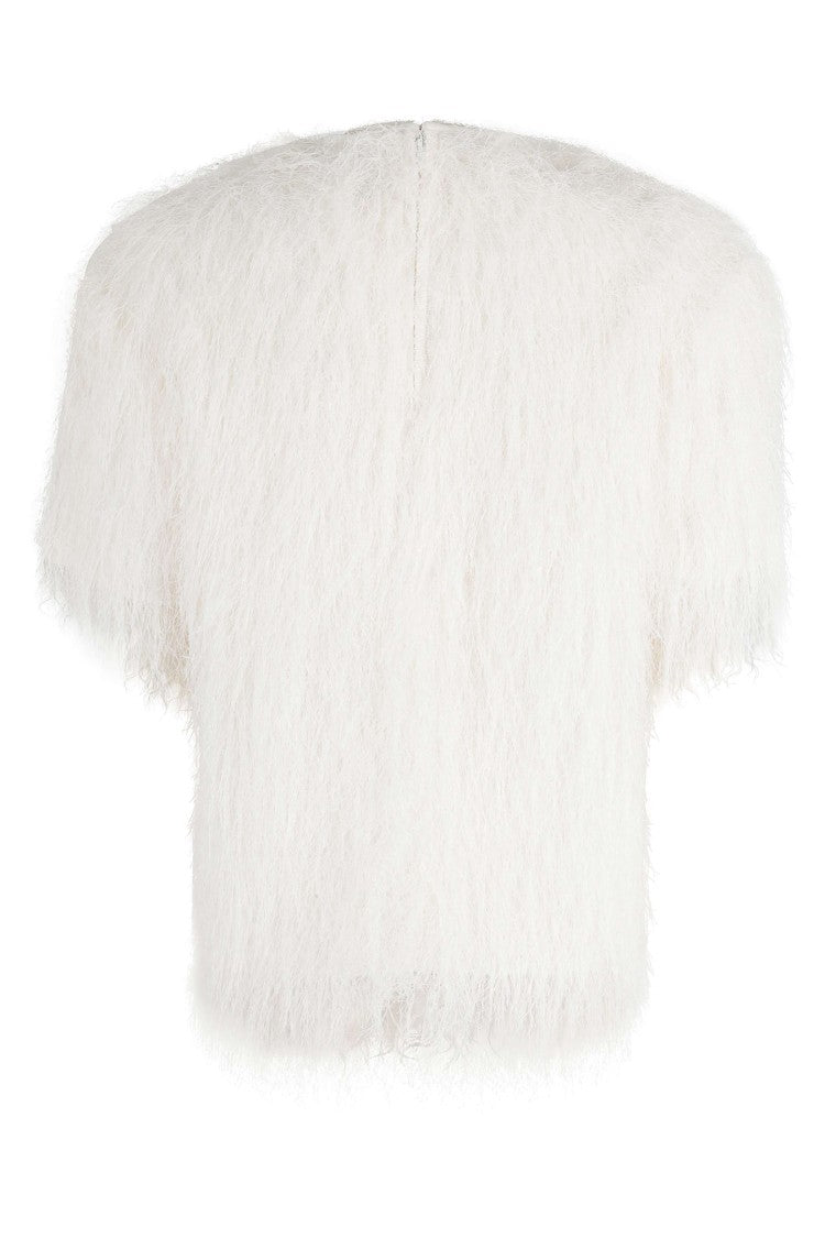 Loulou De Saison Textured Cropped Top