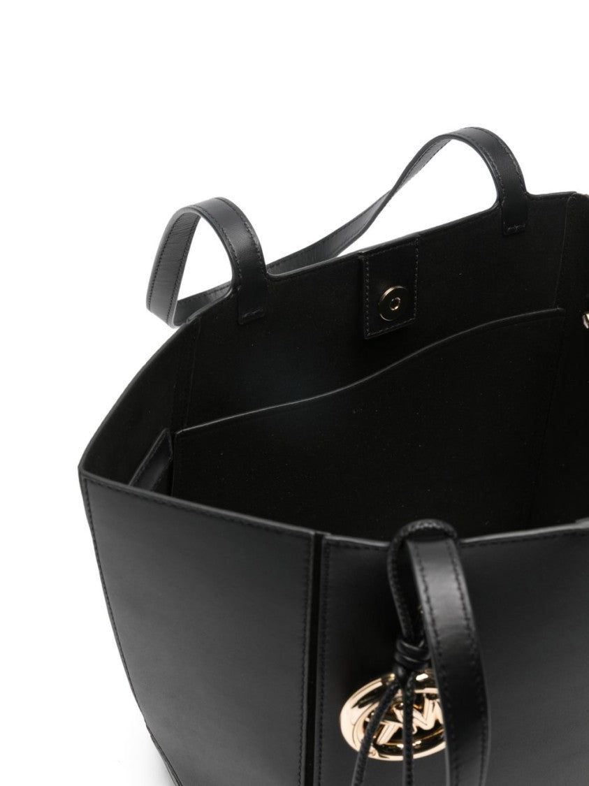 Michael Kors Structured Black Calf Leather Tote Bag