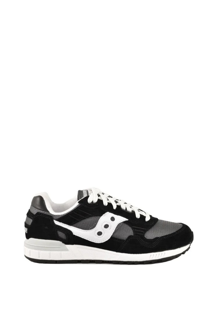 Saucony Black Low-Top Leather Sneakers
