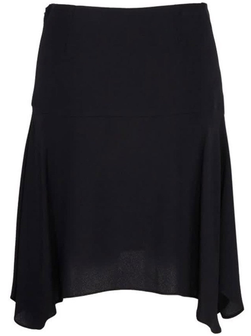 Stella Mccartney Black Skirt Envers Viscose Mini Skirt