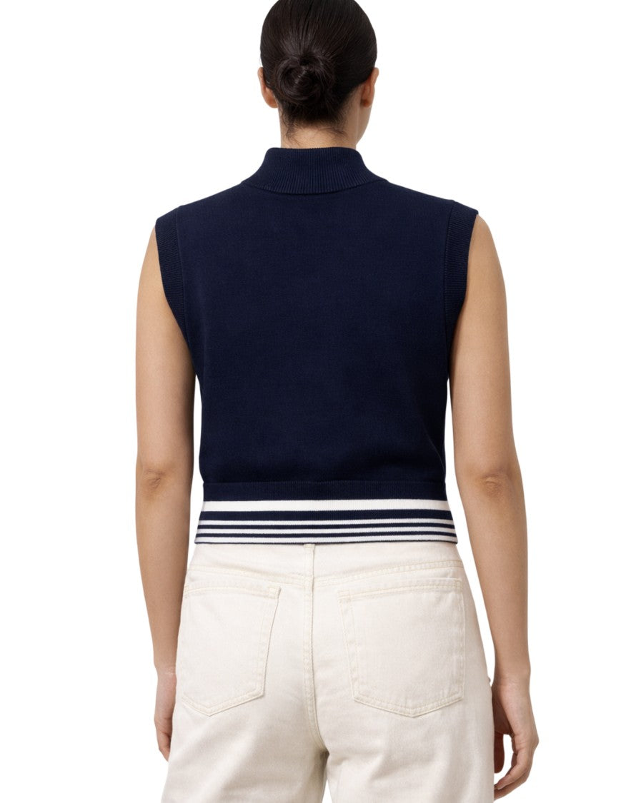 Autry Knitted Blue Women’S Vest