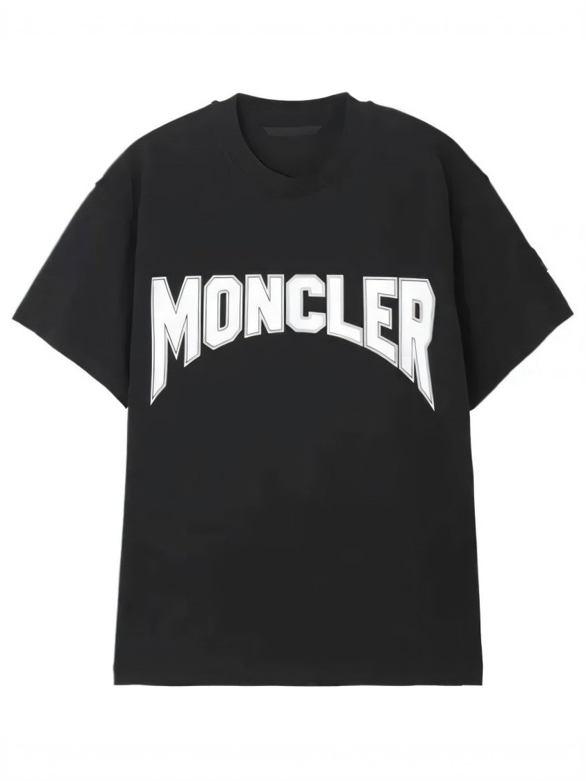 Moncler Black Short-Sleeved T-Shirt