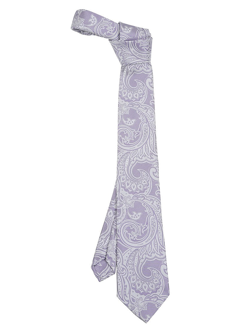 Etro Paisley Silk Intricate Tie