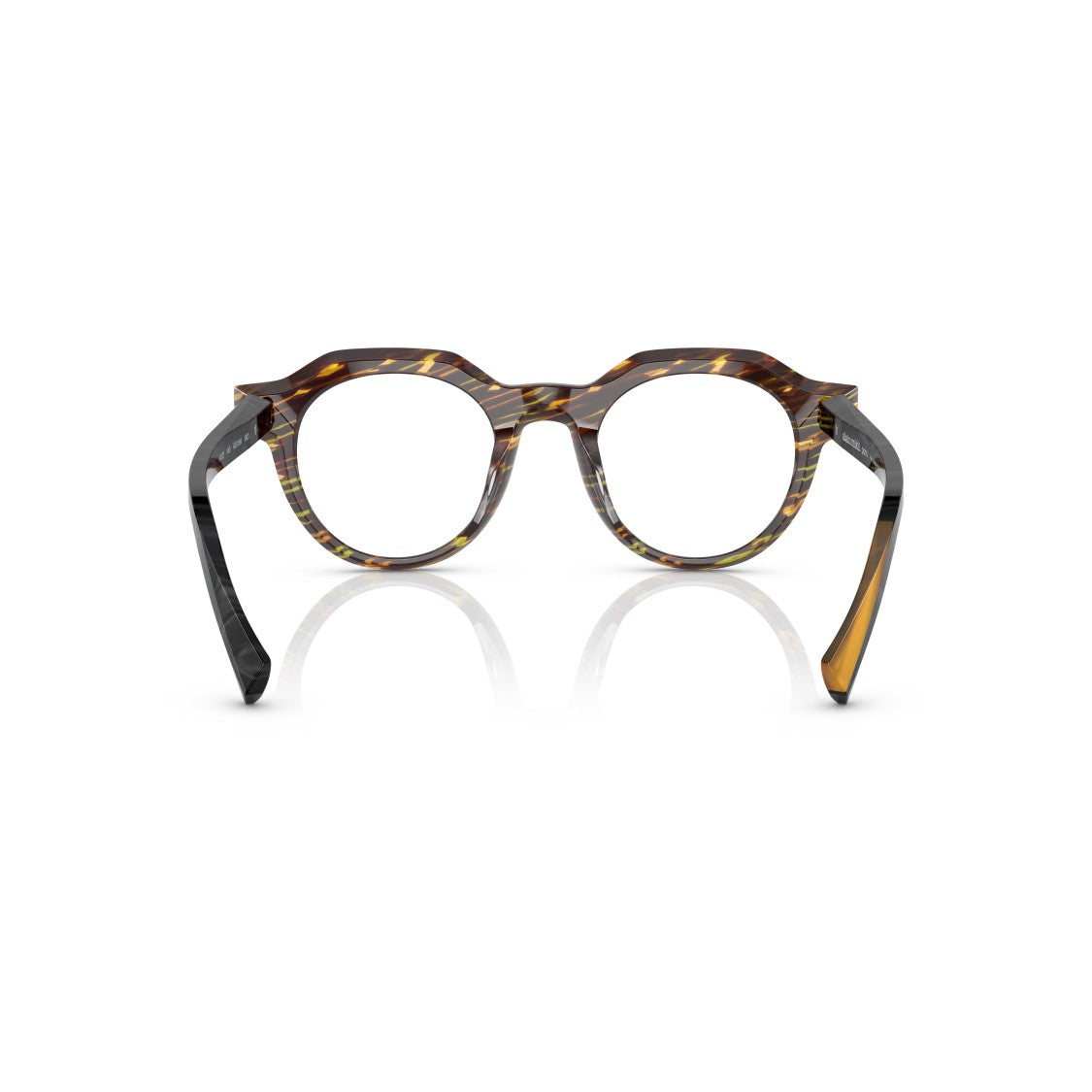 Luxottica 3156 Vista Bold Round Tortoiseshell Sunglasses With Geometric Edge