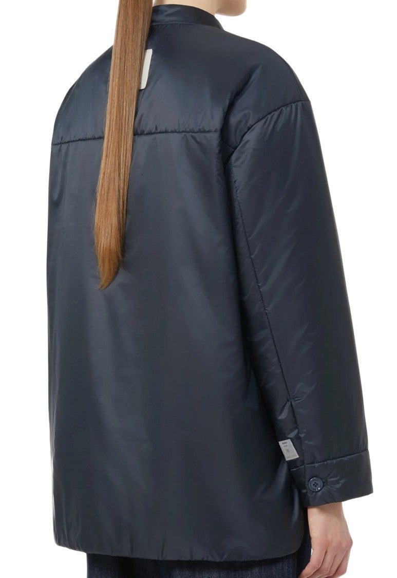 Max Mara Smooth Matte Finish Short Padded Jacket With Chest Pocket