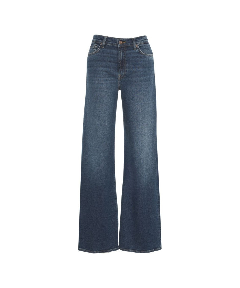 7 For All Mankind High-Waisted Wide Leg Jeans