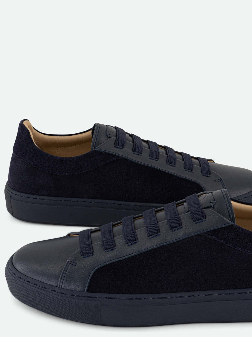 Born Outside Low-Top Sneakers With Suede Side Panels And Rubber Sole