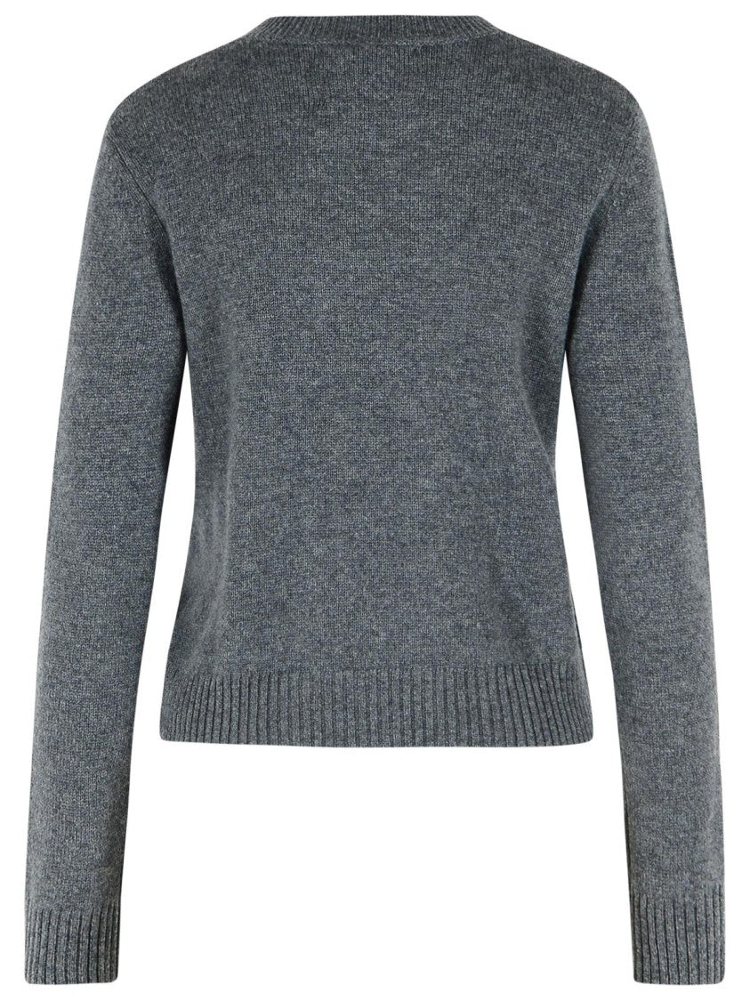 Lisa Yang 'Mable' Graphite Cashmere Sweater