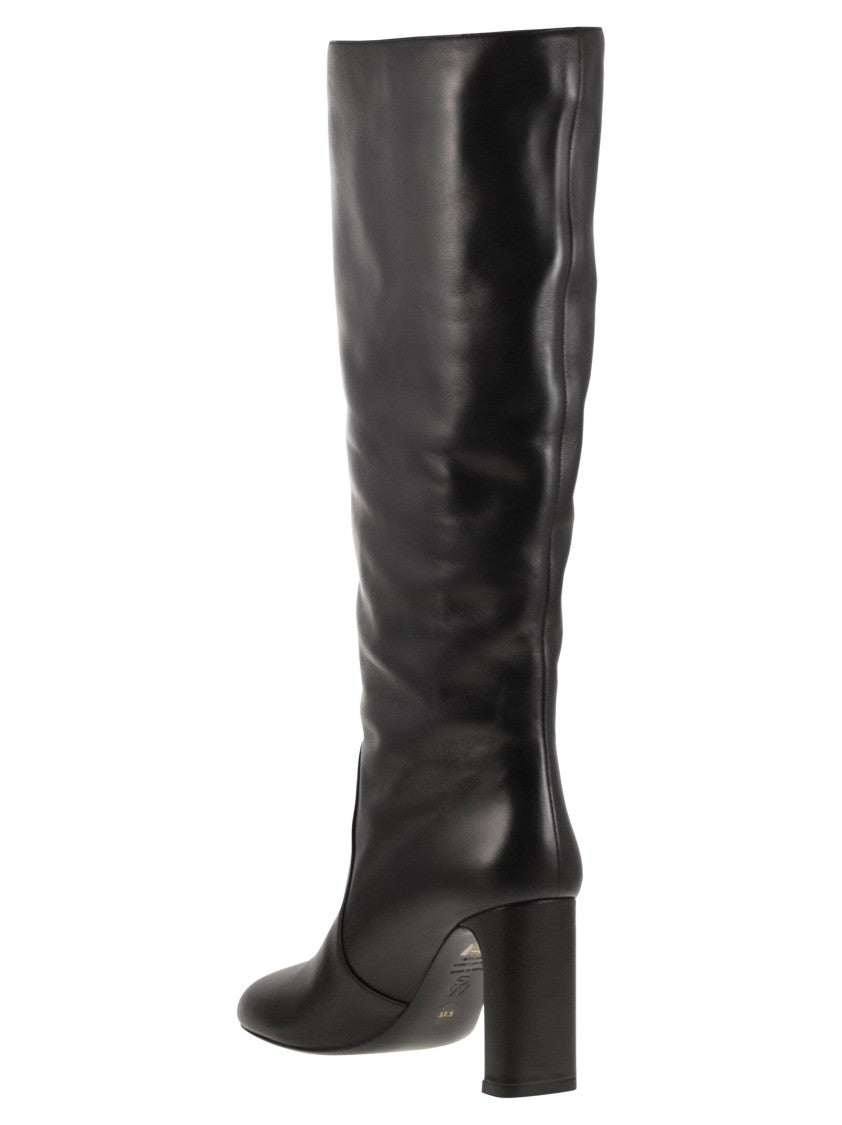 Stuart Weitzman Babette - Leather Tube Boot