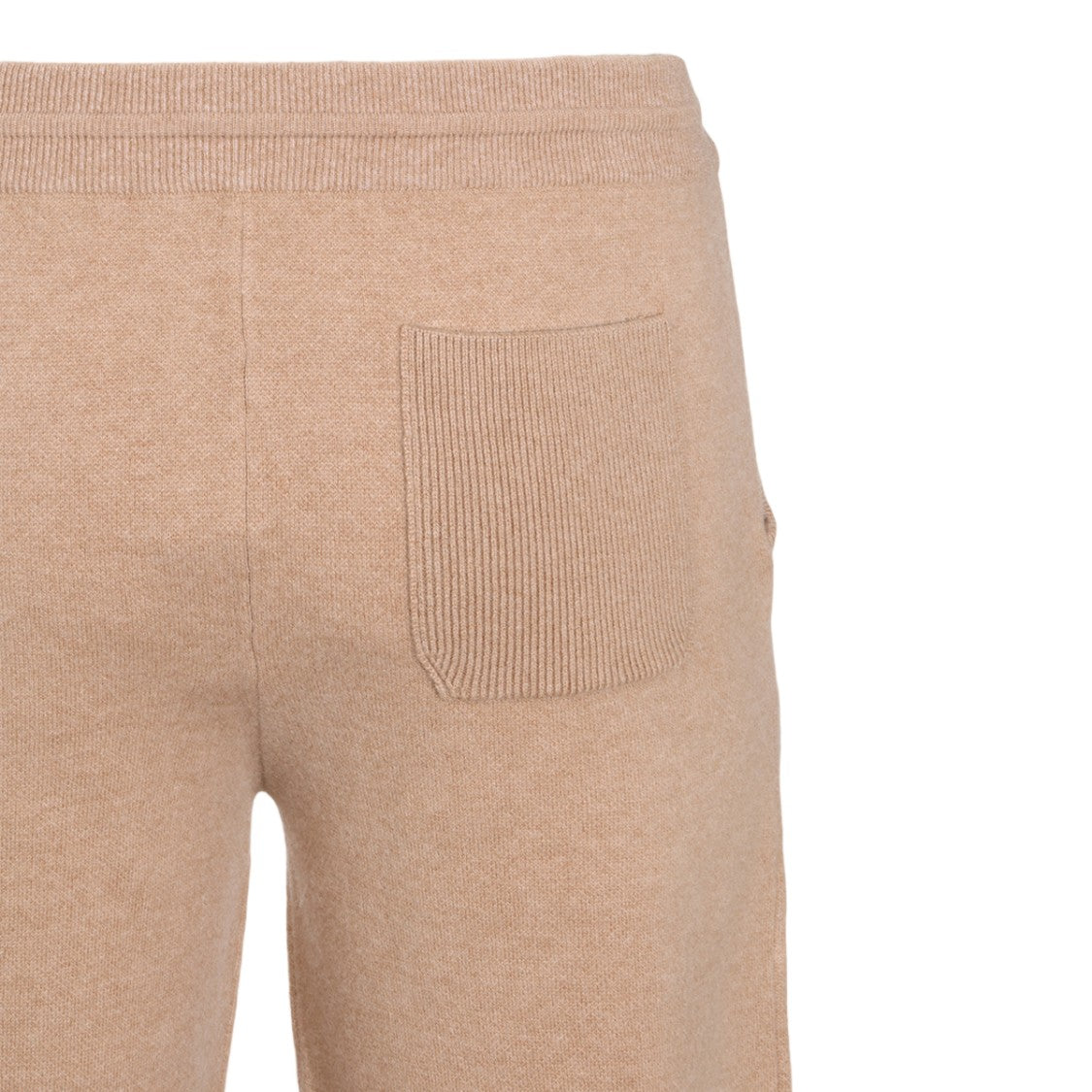 Canali Relaxed Fit Trousers With Drawstring Waistband And Ribbed Detailing