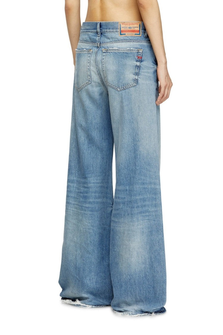 Diesel Blue Cotton Jeans