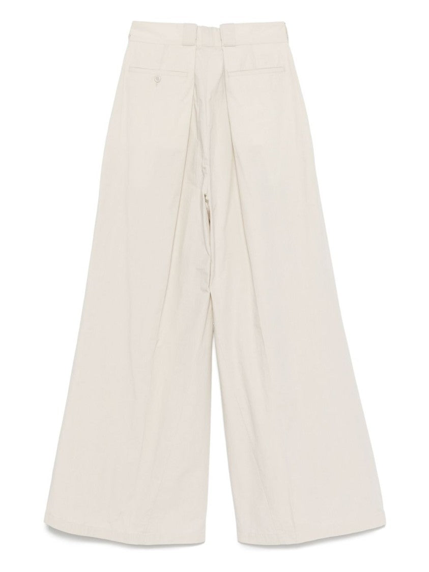 Maison Margiela Light Beige Pleated Trousers