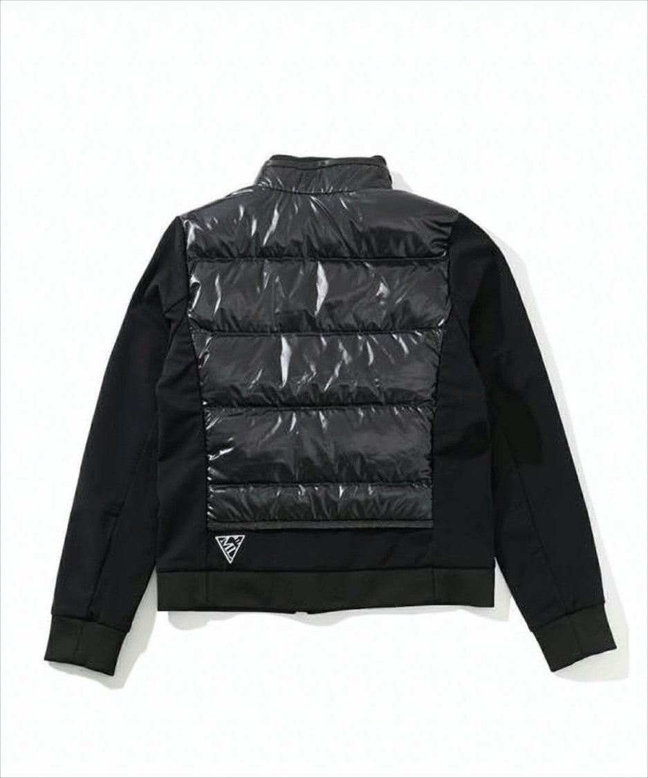 Mark&Lona Quilted Black Puffer Jacket With Stand Collar