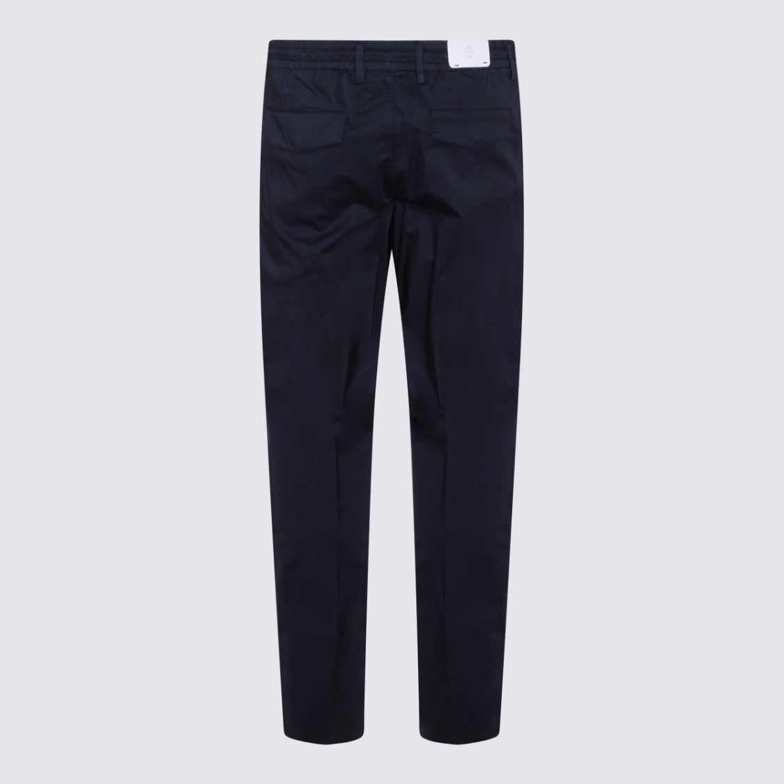 Eleventy Classic Tailored Blue Trousers With Straight Leg Design