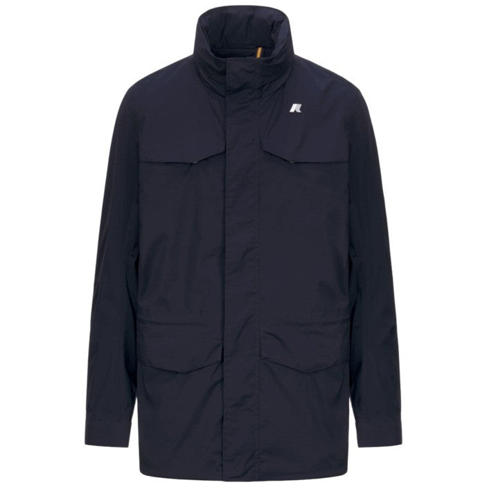 K-Way Field-Inspired Short Jacket With Stretch Nylon Construction