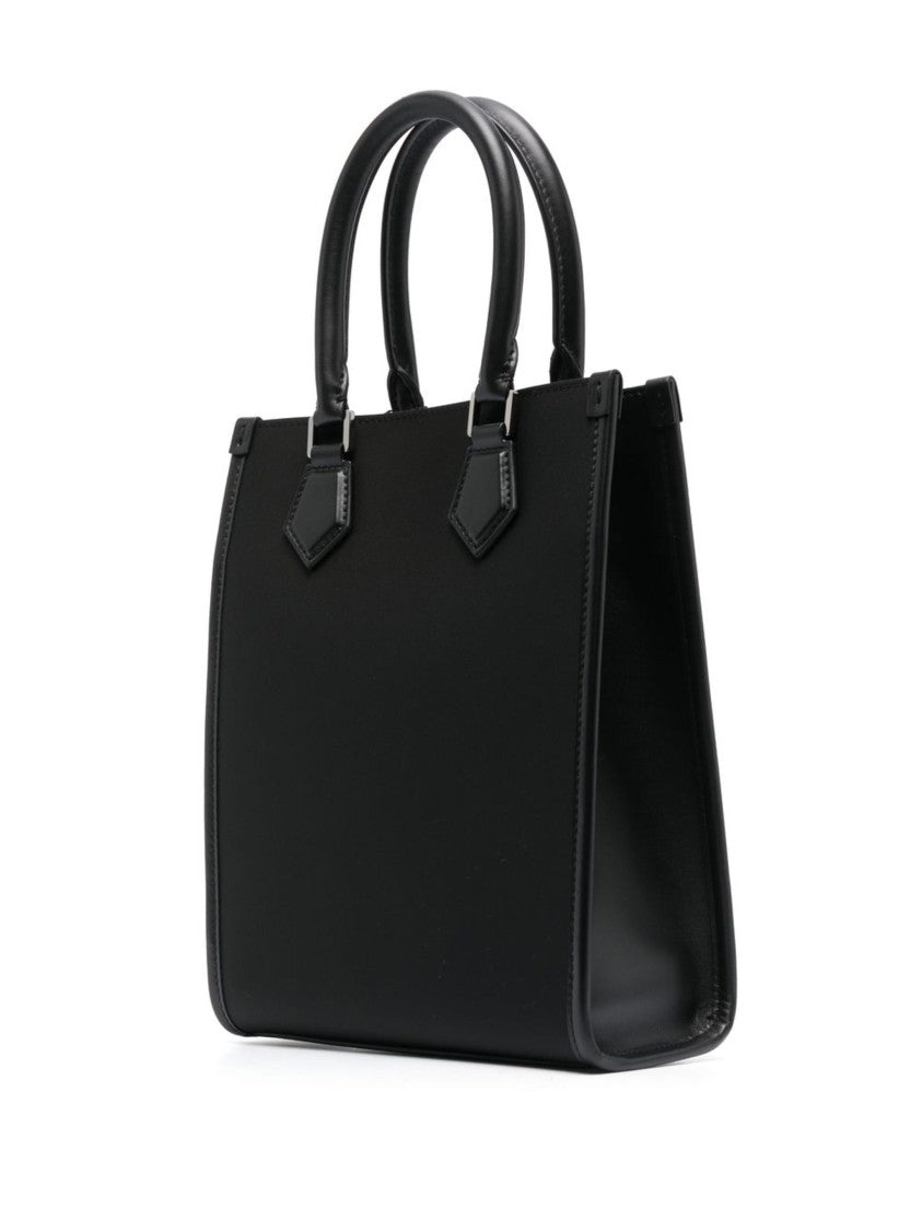 Dolce & Gabbana Compact Nylon Calf Leather Milano Tote