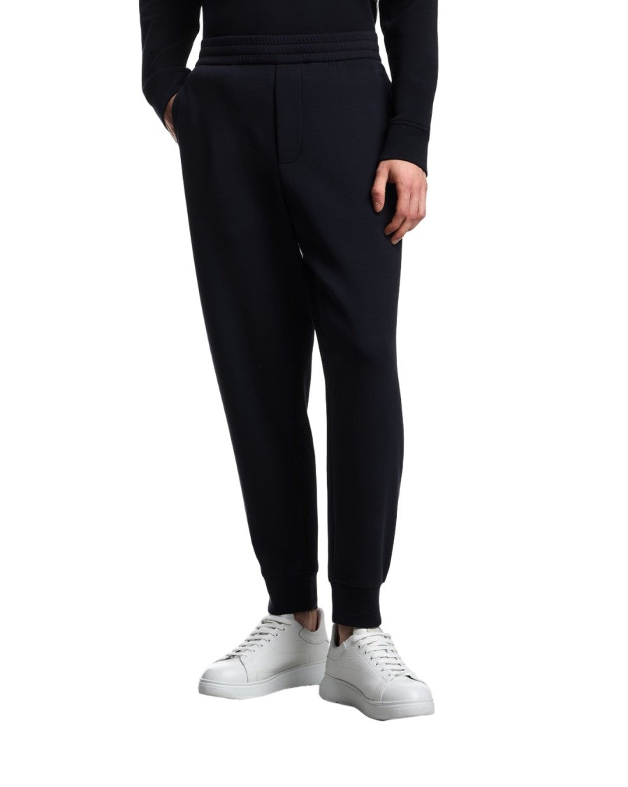 Emporio Armani Relaxed Fit Jogger Pants With Elastic Waist And Subtle Logo