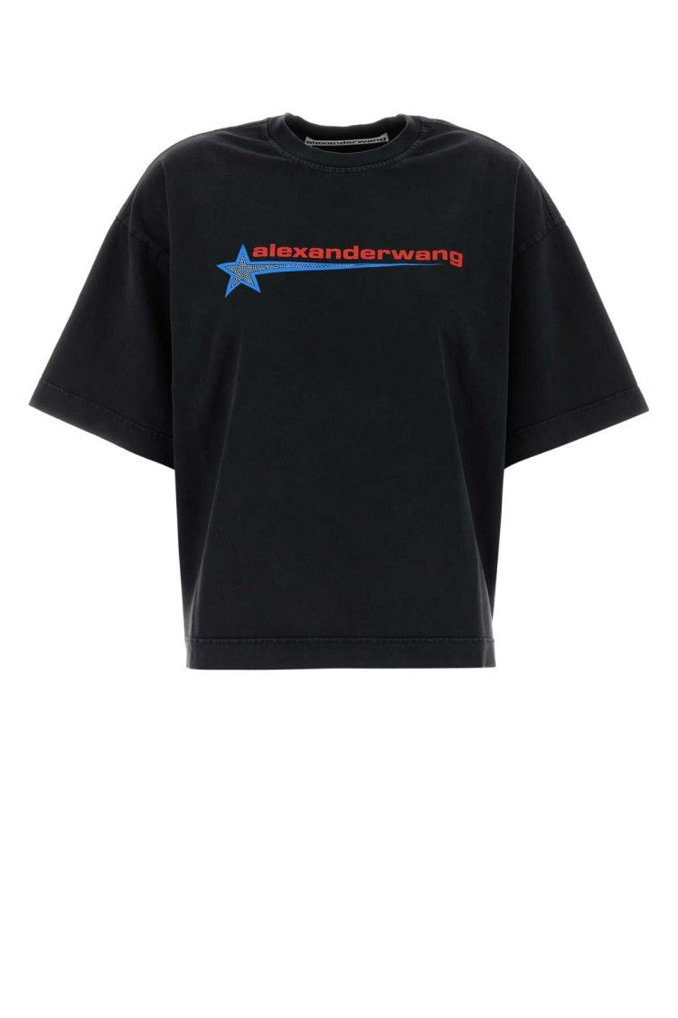 Alexander Wang Black Cotton Oversize T-Shirt
