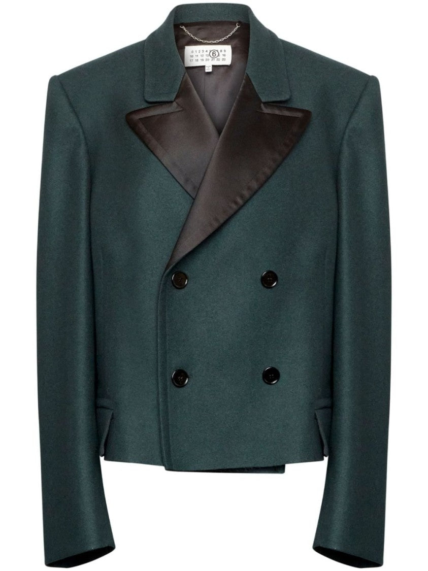 Mm6 By Maison Margiela Oversized Double-Breasted Blazer