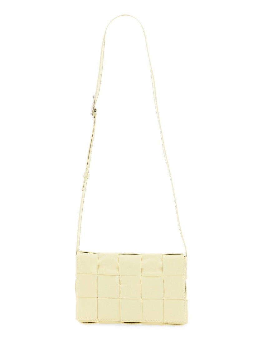 Bottega Veneta Compact Rectangular Shoulder Bag With Adjustable Strap