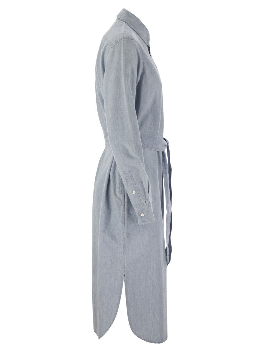 Polo Ralph Lauren Cotton Chemisier With Belt