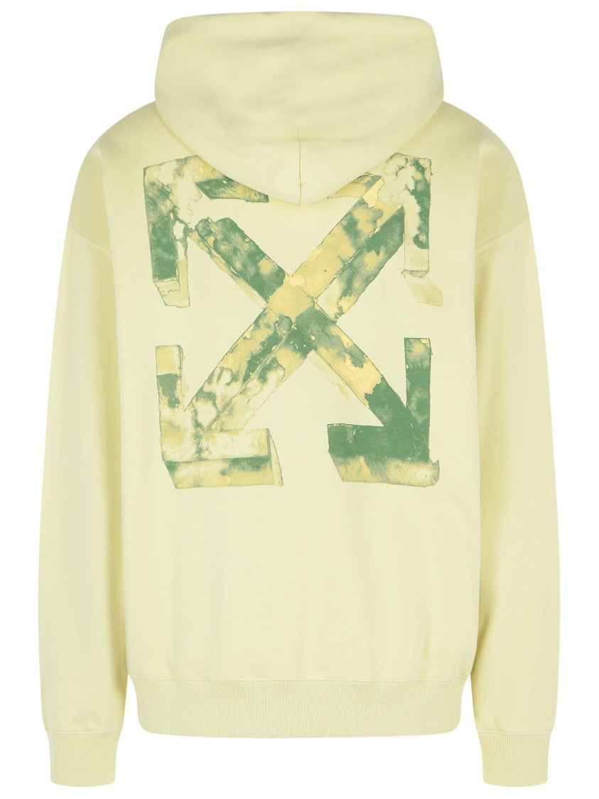 Off-White 'Cloudy Arrow' Ivory Cotton Sweatshirt