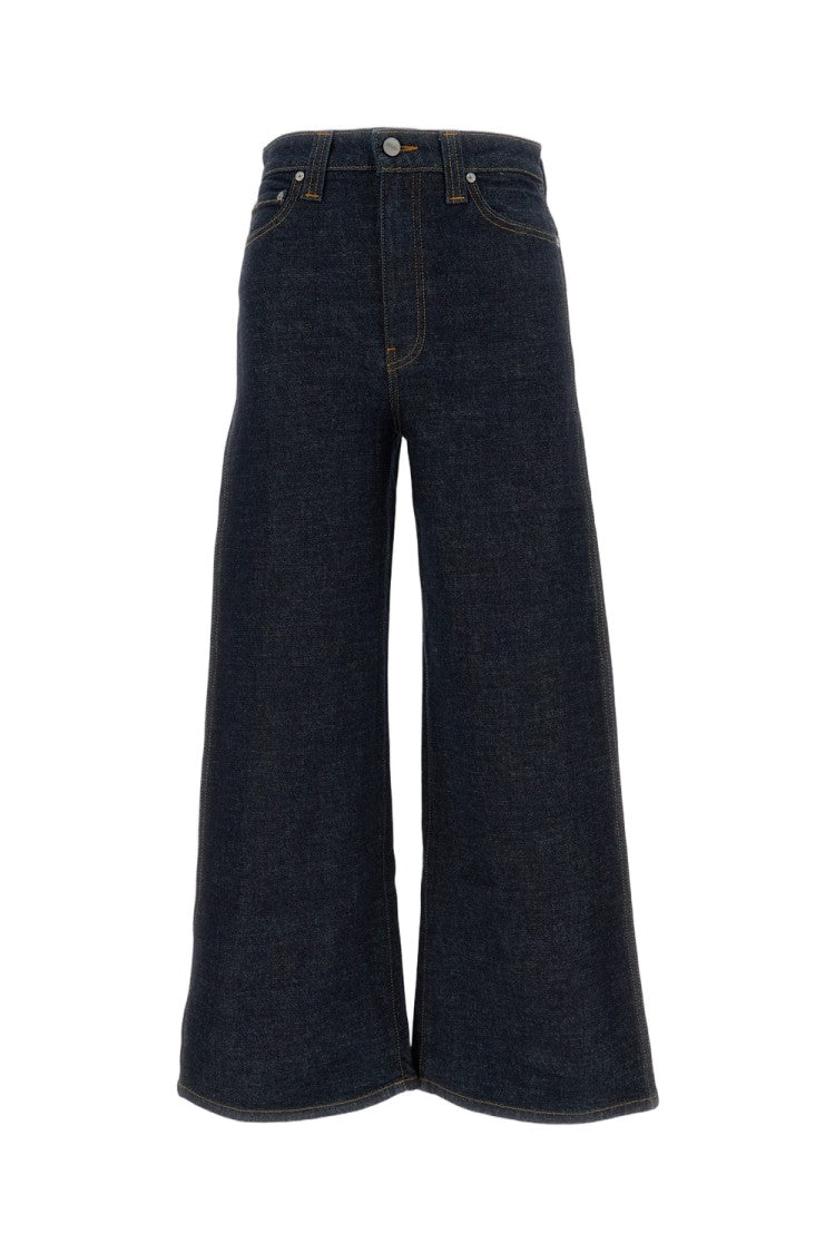 Khaite Wide-Leg Five-Pocket Jeans