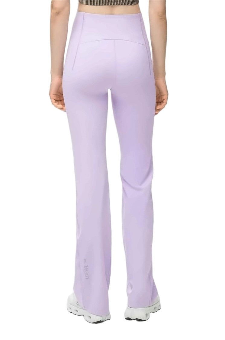 Loewe High-Waisted Wide-Leg Pants With Subtle Logo Detail
