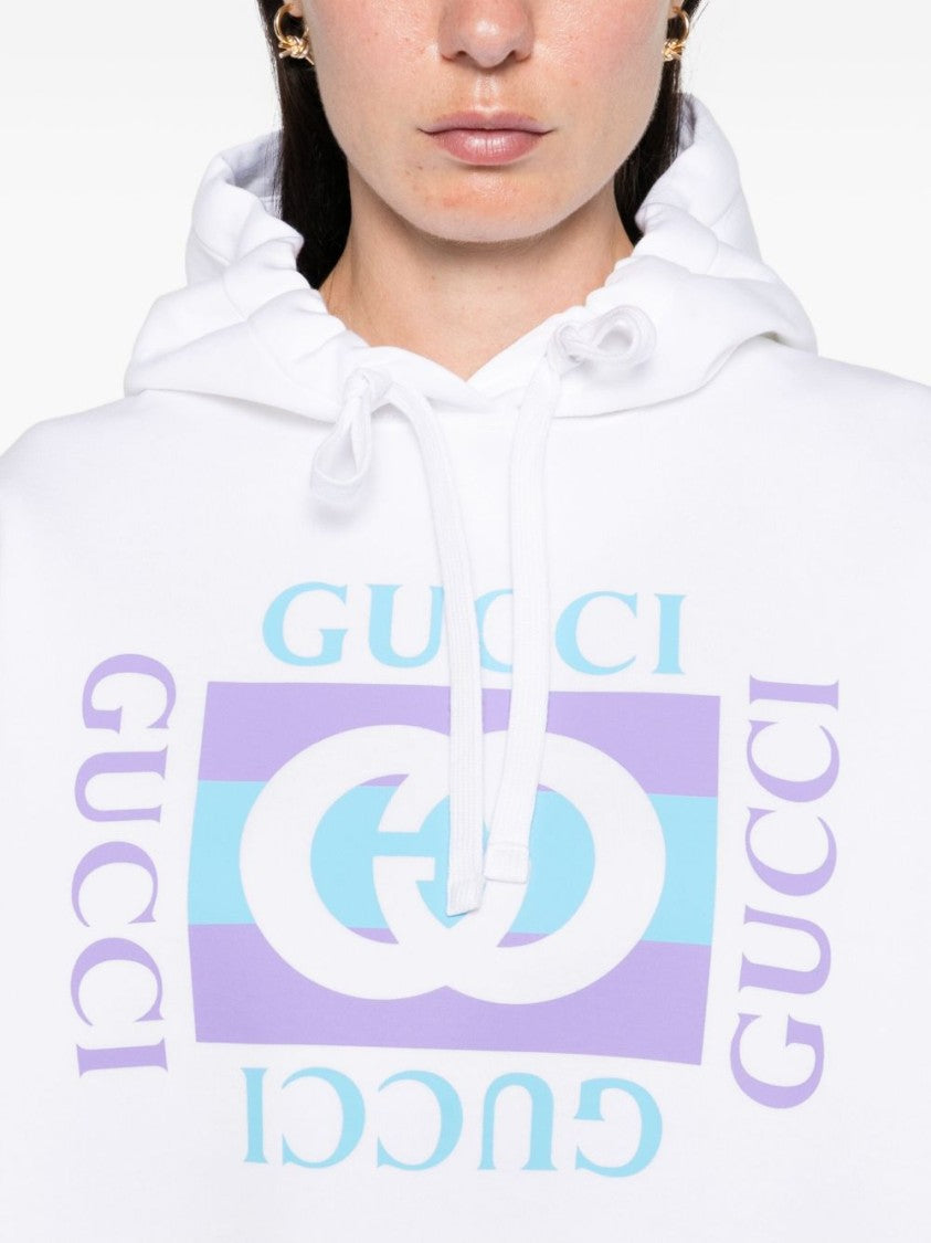 Gucci Hooded Sweatshirt With Print