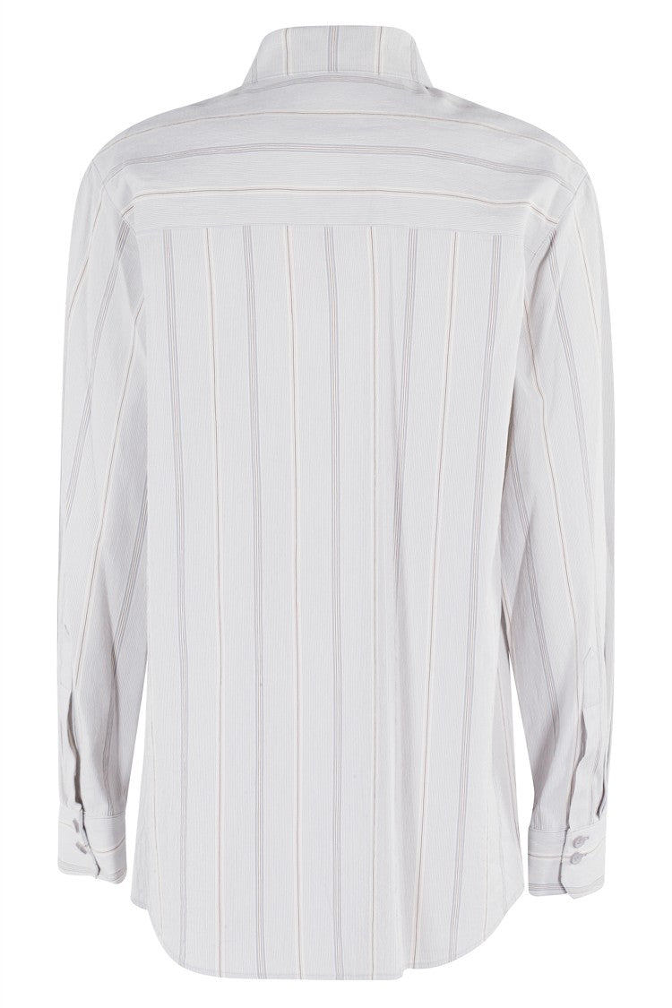Low Classic Striped Cotton Shirt