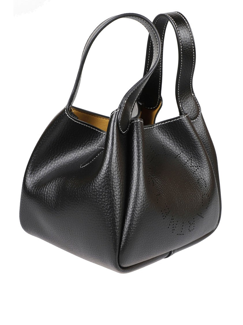 Stella Mccartney Textured Black Handbag