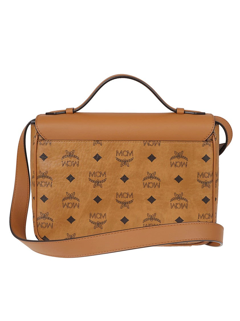 Mcm Coated Canvas Handbag
