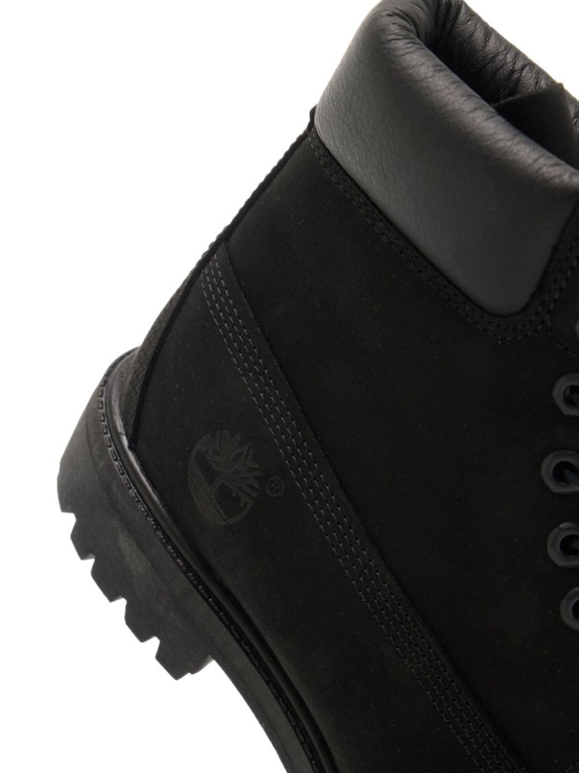 Timberland Laced Ankle Boot With Logo