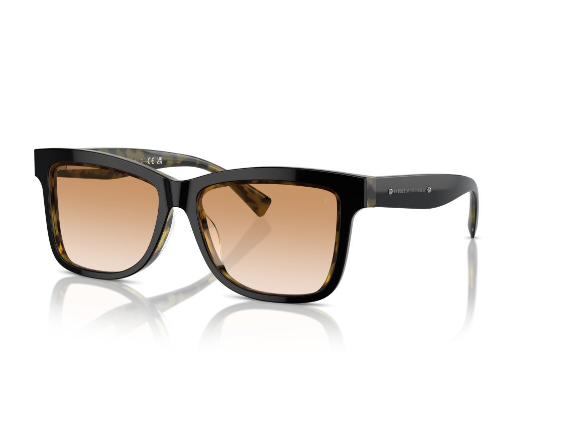 Brunello Cucinelli Brown 0Bc4009s Gradient Oversized Square Sunglasses