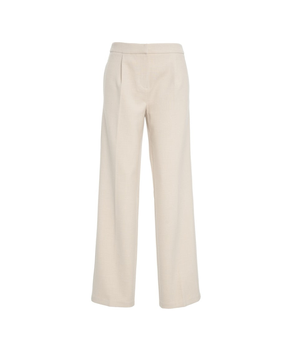Guess By Marciano Pleated Wide-Leg Trousers With High Waist And Fluid Fabric