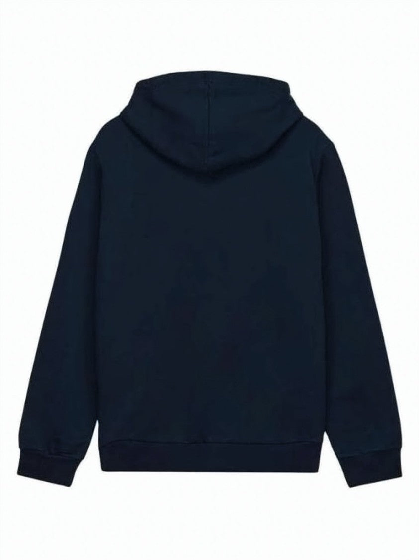 A.P.C. Minimalist Drawstring Hooded Sweatshirt With Ribbed Details