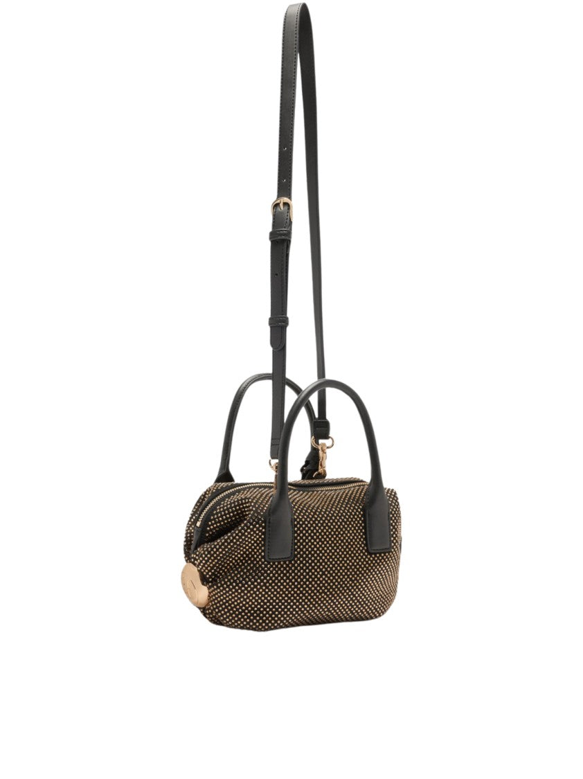 Liu Jo Compact Studded Handbag With Versatile Carrying Options