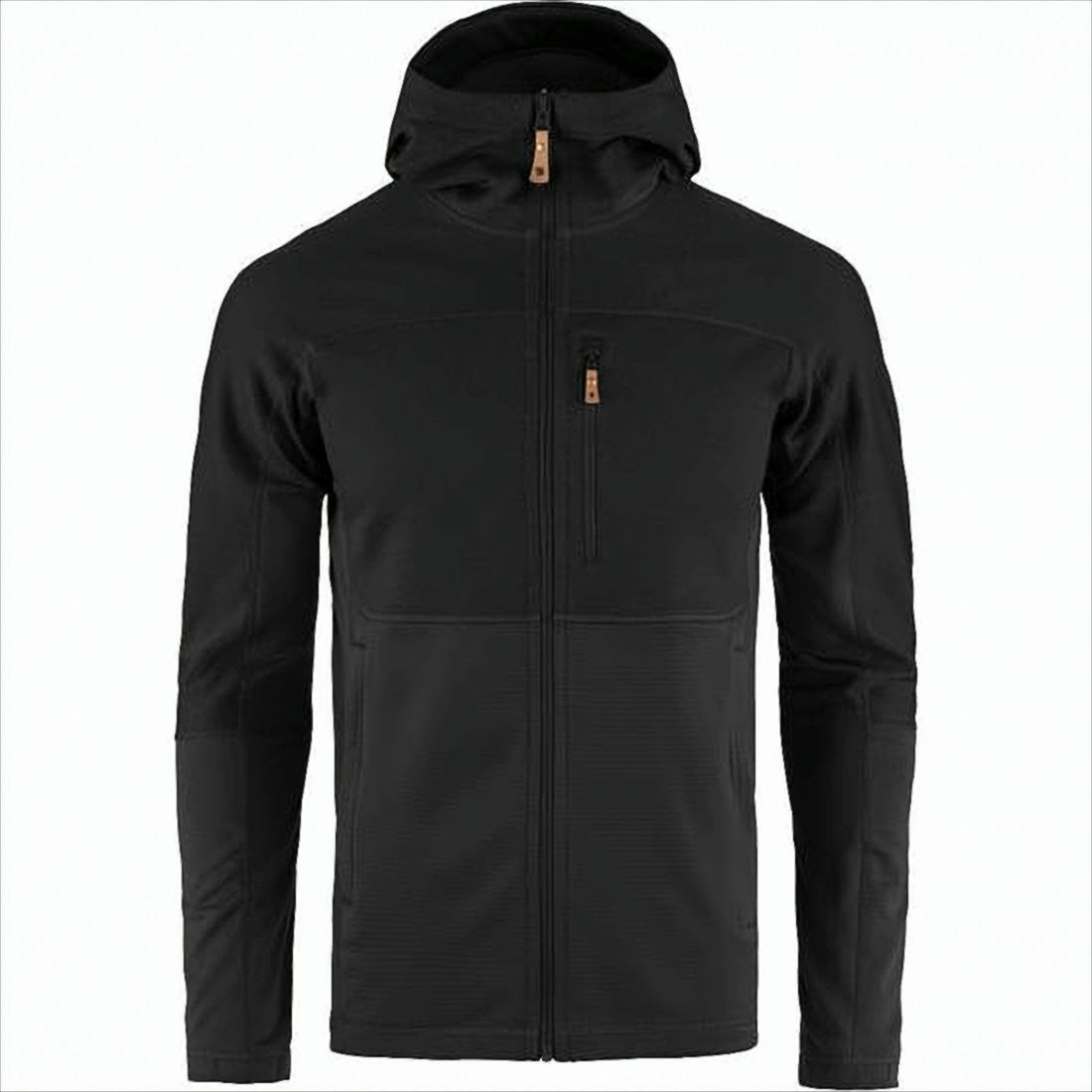 Fjallraven Kanken Black Jacket With Textured Finish