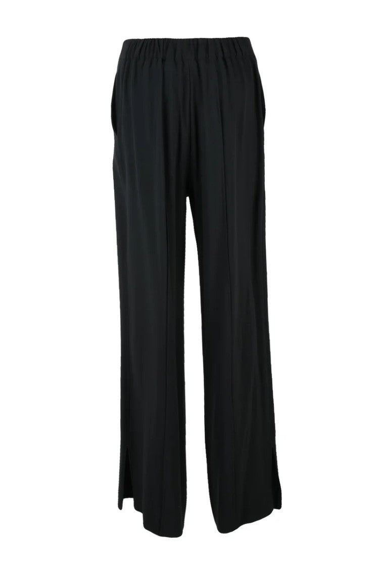 Liviana Conti Fluid Drape Wide-Leg Trousers