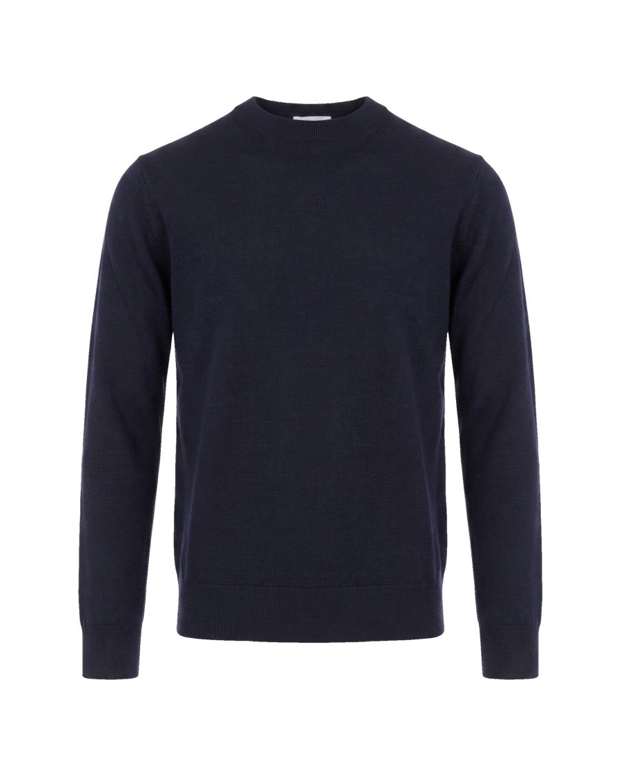 Paolo Pecora Fine Knit Crewneck Wool-Blend Sweater