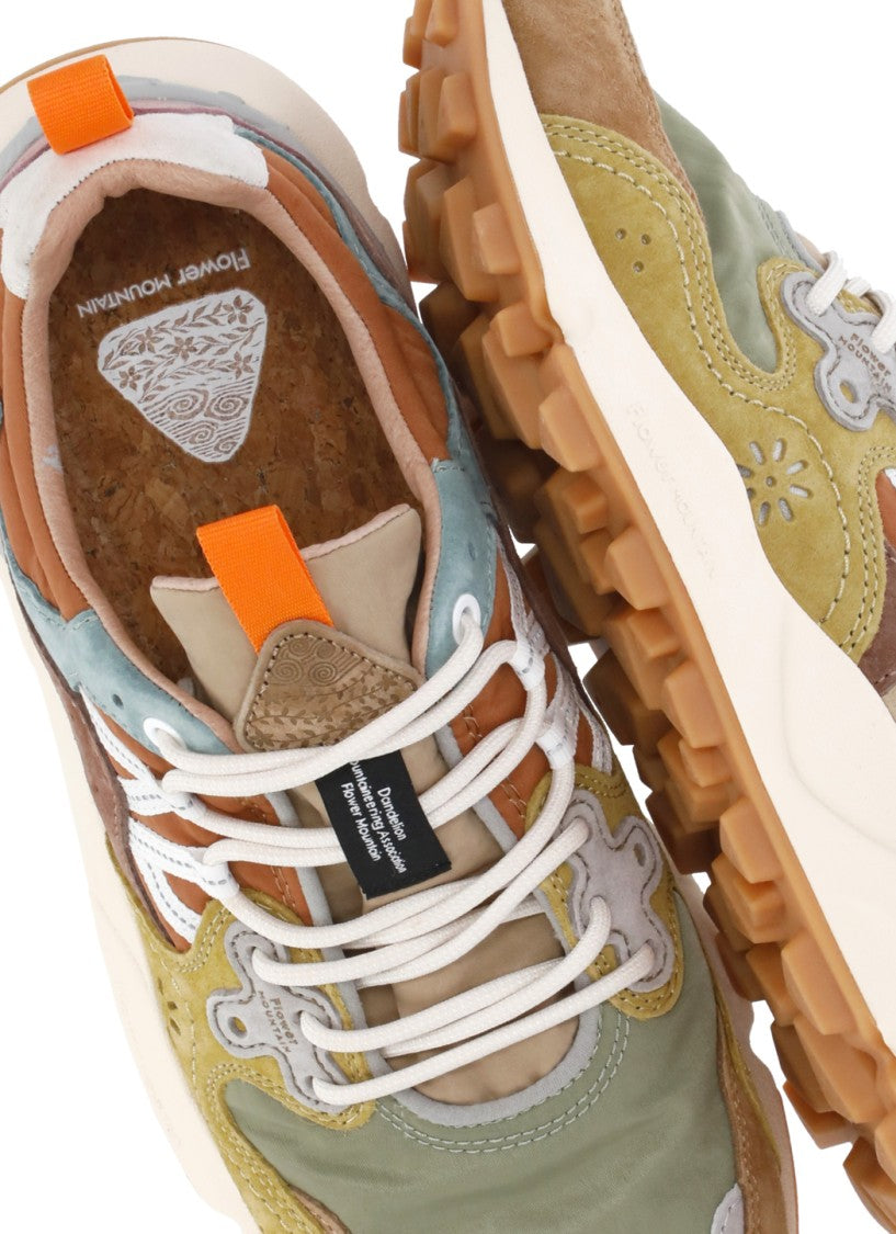 Flower Mountain Multicolor Yamano 3 Suede Inserts Sneakers
