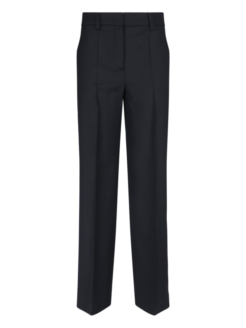 Incotex High-Waisted Straight-Leg Trousers With Modern Silhouette