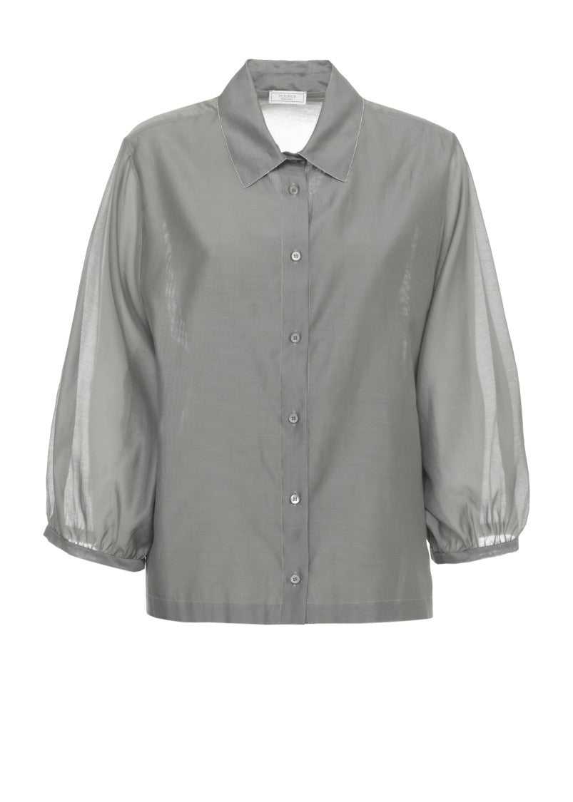 Peserico Green Bright Light Point Shirt