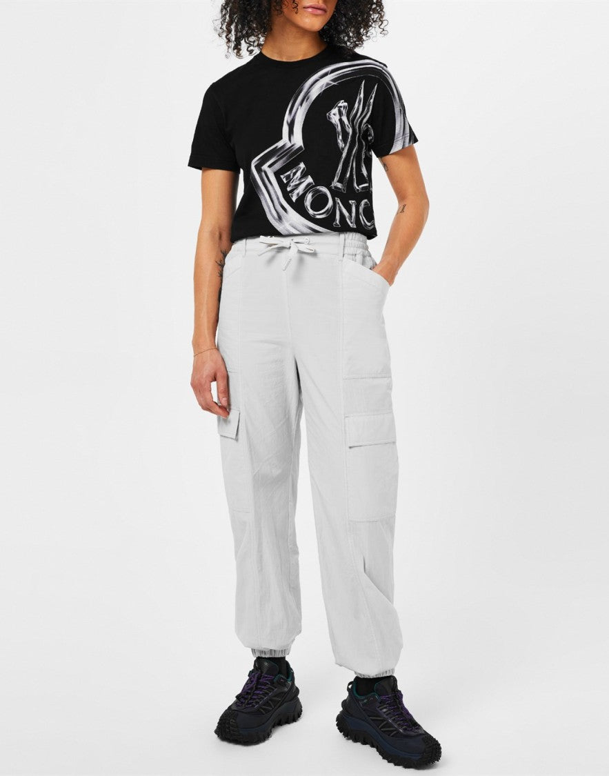 Moncler Cotton Logo Cargo Trousers