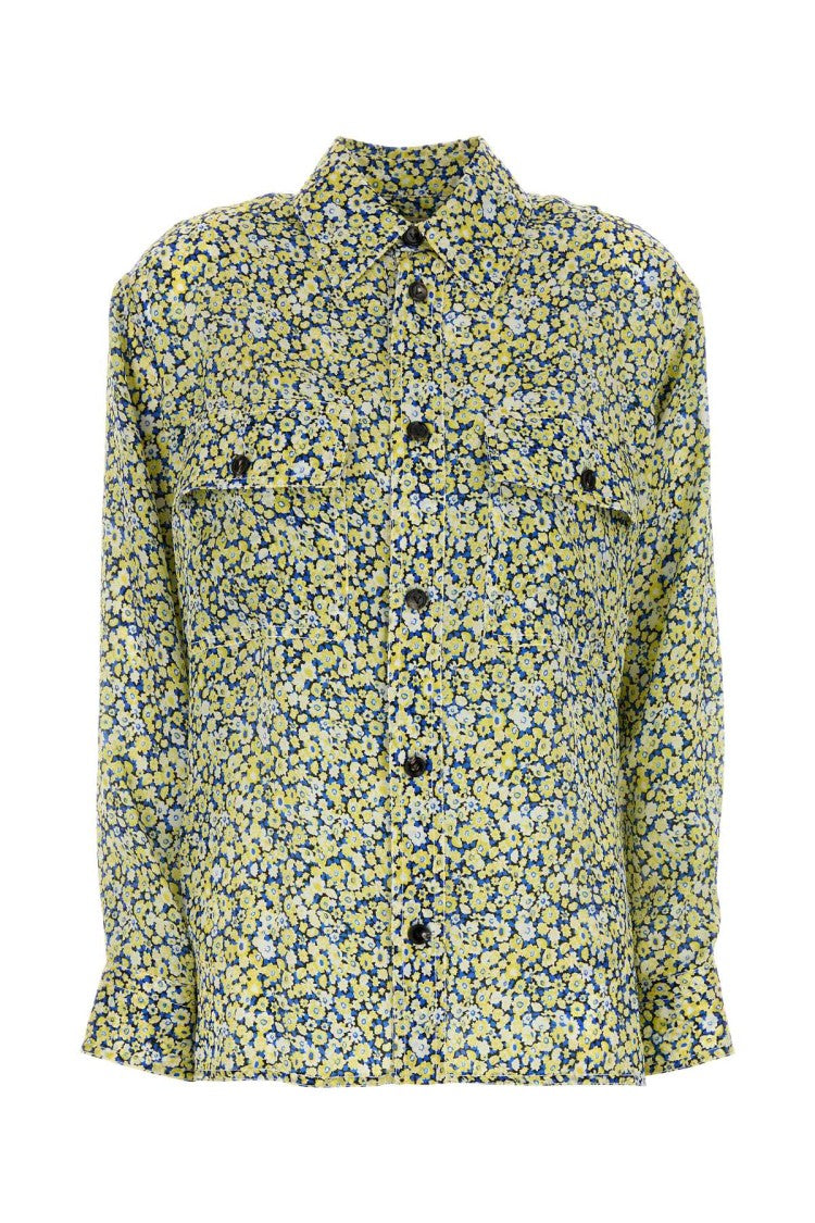 Bottega Veneta Printed Silk Shirt