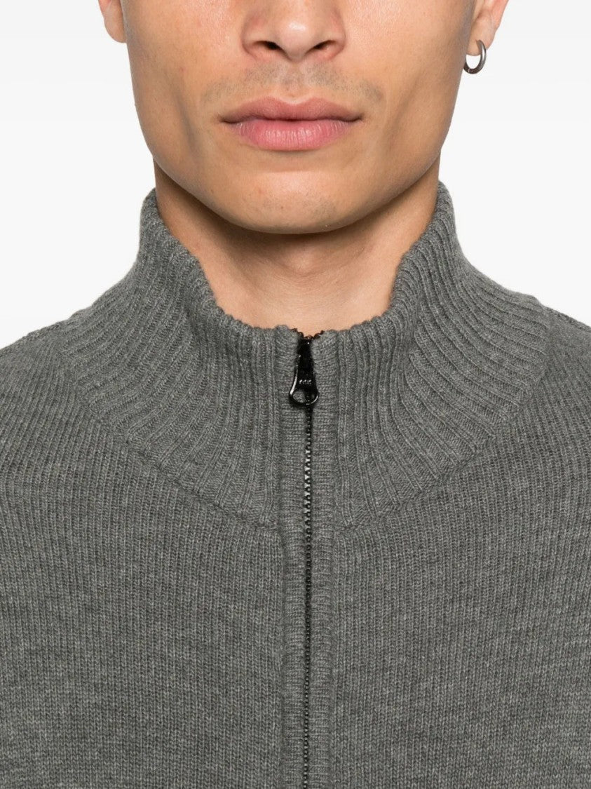 C.P. Company Lens-Detail Zip-Up Cardigan